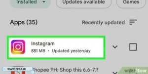 آپدیت کردن اینستاگرام